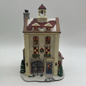 Santa's Workbench collection lighted porcelain house - Church's School - 2005